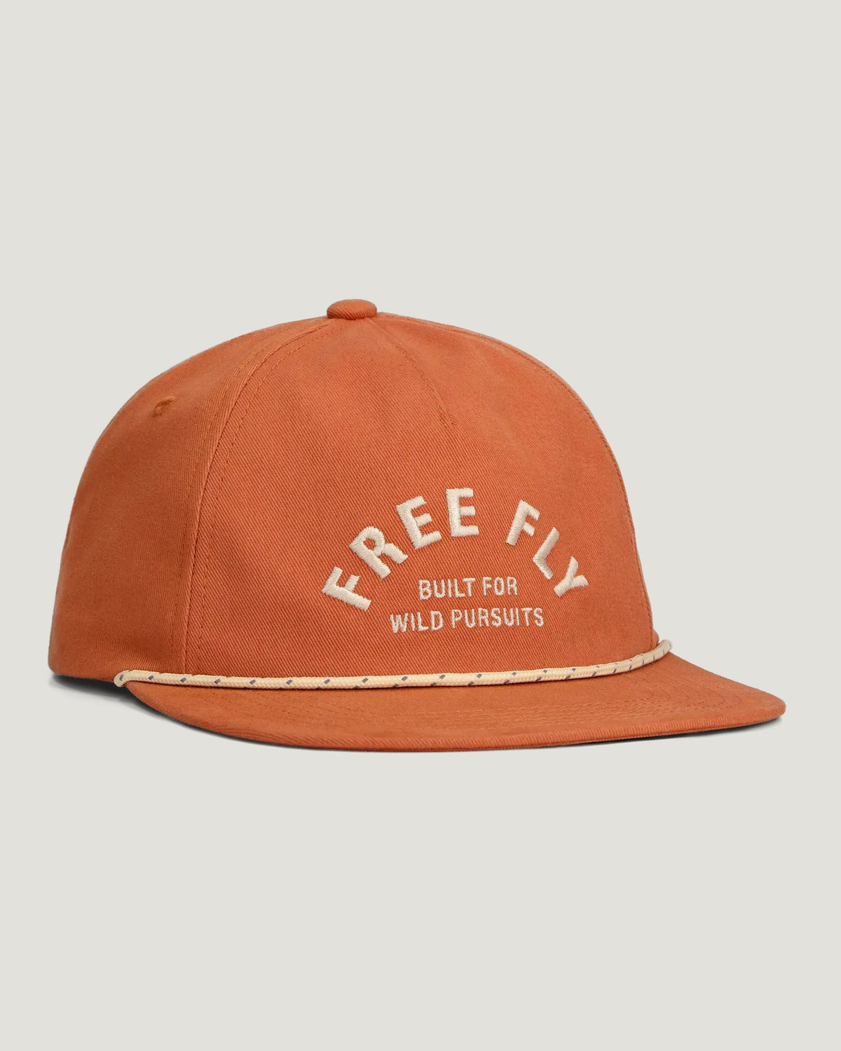 Free Fly Gear & Goods Flat Brim Hat-Rust