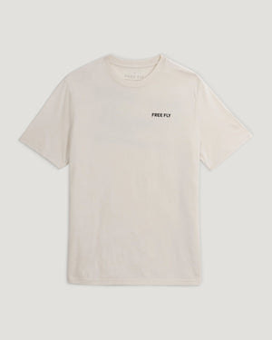 Free Fly Tide Chaser Tee-Heather Birch— Alternate View