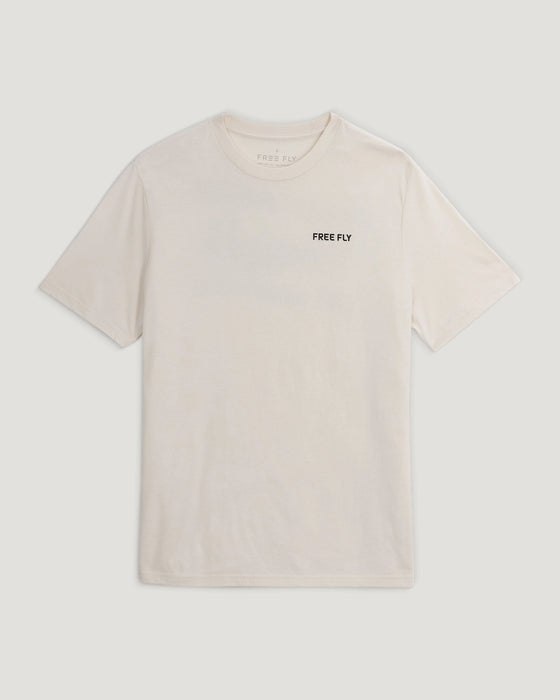 Free Fly Tide Chaser Tee-Heather Birch