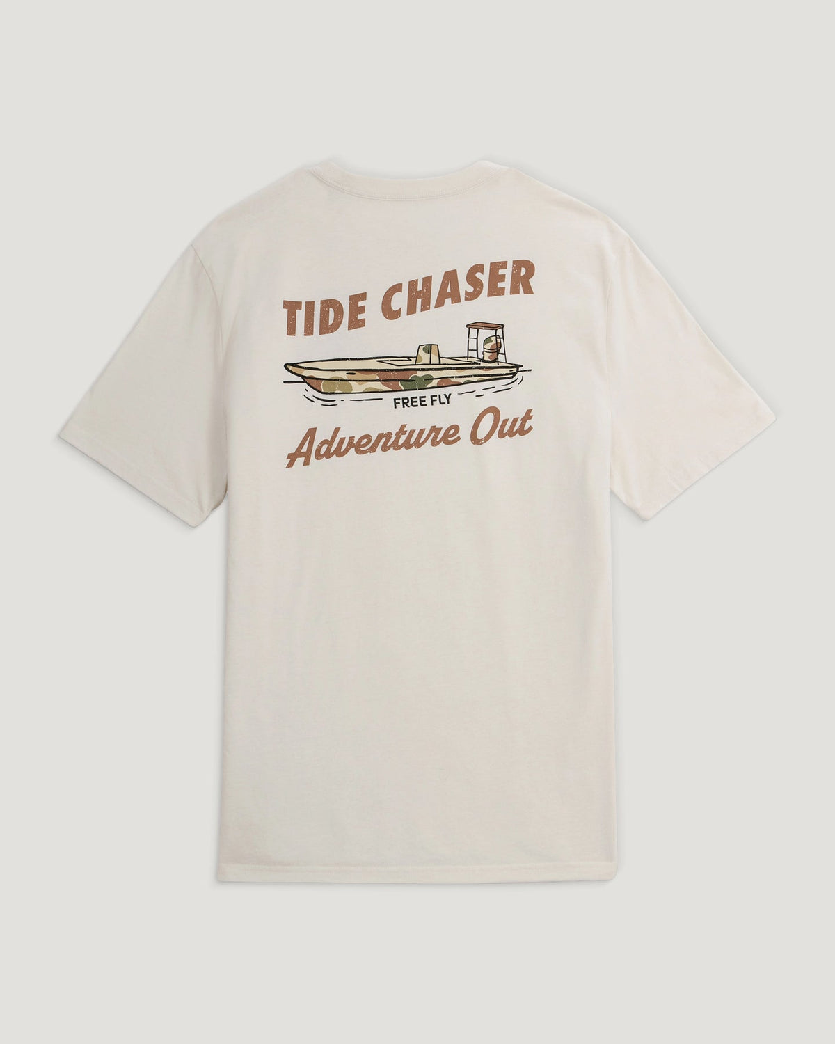 Free Fly Tide Chaser Tee-Heather Birch