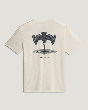Free Fly Dive Bomb Pocket Tee-Ocean Mist