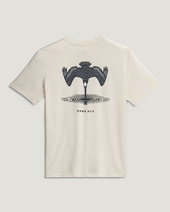 Free Fly Dive Bomb Pocket Tee-Ocean Mist