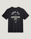 Free Fly Gear & Goods Pocket Tee-Heather Black