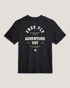 Free Fly Gear & Goods Pocket Tee-Heather Black