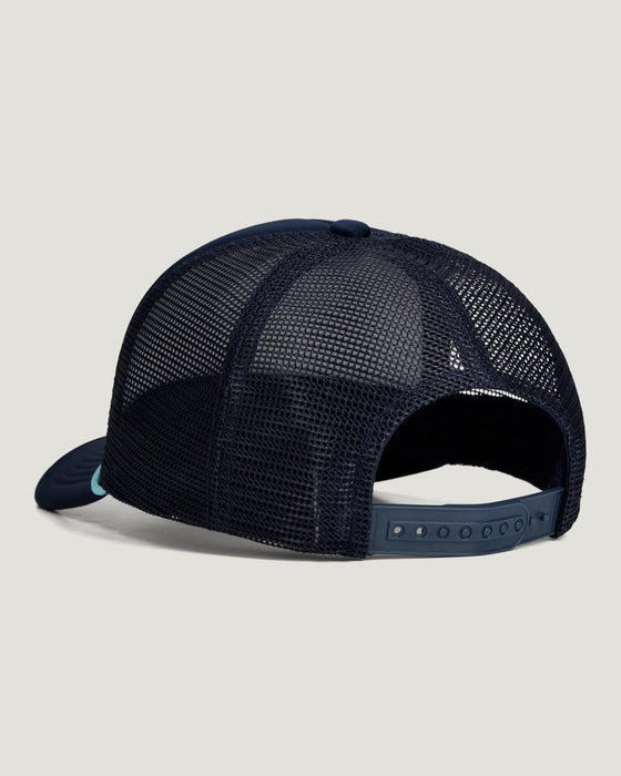 Free Fly Point Break Foam Trucker Hat-Navy