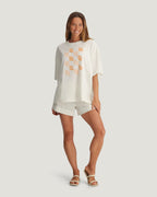 Free Fly Sea Scallop Tee-Heather Sea Salt