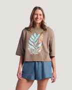 Free Fly Reef Garden Tee-Fossil