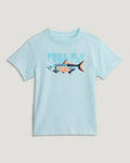 Free Fly Toddler Wild Pursuits  Tee-Heather Tropic Sea