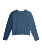 Free Fly Bamboo Shade Crossover Sun Shirt-Pacific Blue