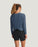 Free Fly Bamboo Shade Crossover Sun Shirt-Pacific Blue
