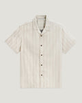 Free Fly Sullivan's Camp Shirt-Dash Vertical Stripe Sea Salt