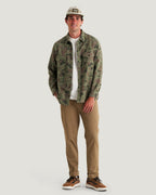 Free Fly Gallatin Overshirt L/S Shirt-Vintage Camo Oil Green