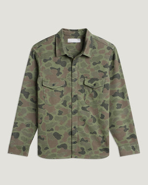 Free Fly Gallatin Overshirt L/S Shirt-Vintage Camo Oil Green