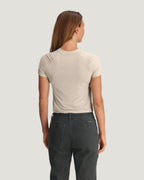 Free Fly Elevate Lightweight Fitted Tee-Heather Birch