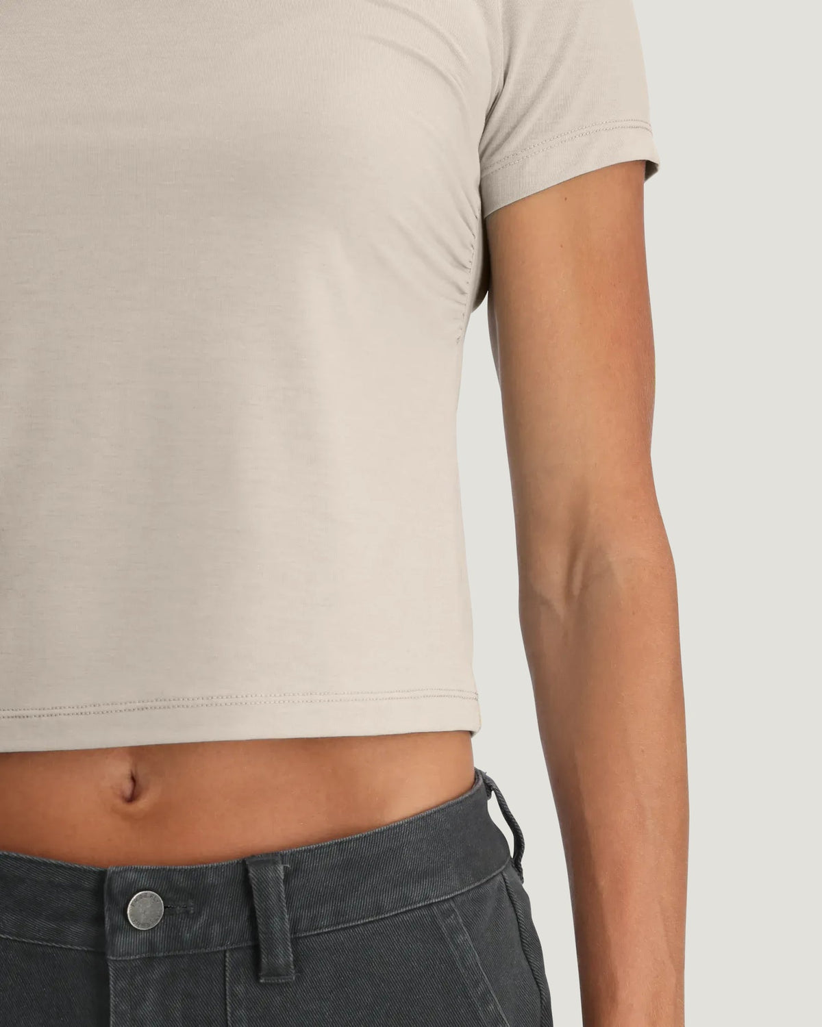 Free Fly Elevate Lightweight Fitted Tee-Heather Birch