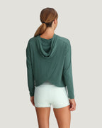 Free Fly Bamboo Shade Crossover Sun Shirt-Sea Pine