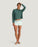 Free Fly Bamboo Shade Crossover Sun Shirt-Sea Pine