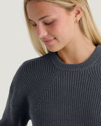 Free Fly Coastloom Crew Sweater-Storm Cloud