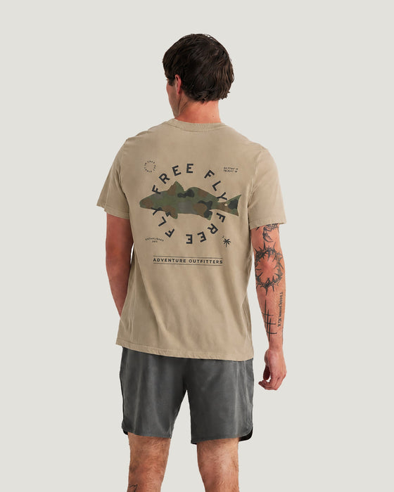 Free Fly Target Species Pocket Tee-Coriander
