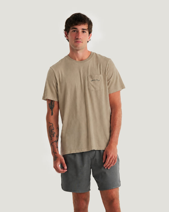 Free Fly Target Species Pocket Tee-Coriander