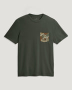 Free Fly Target Species Pocket Tee-Dark Forest