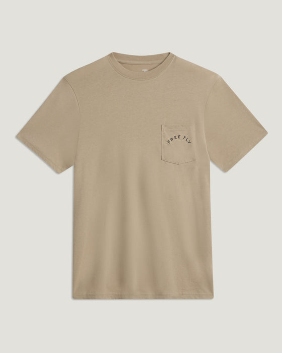 Free Fly Target Species Pocket Tee-Coriander