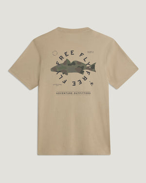 Free Fly Target Species Pocket Tee-Coriander