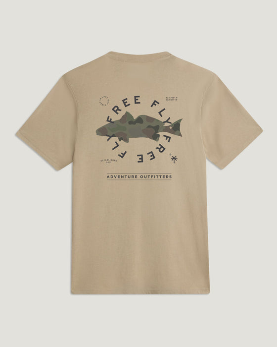Free Fly Target Species Pocket Tee-Coriander