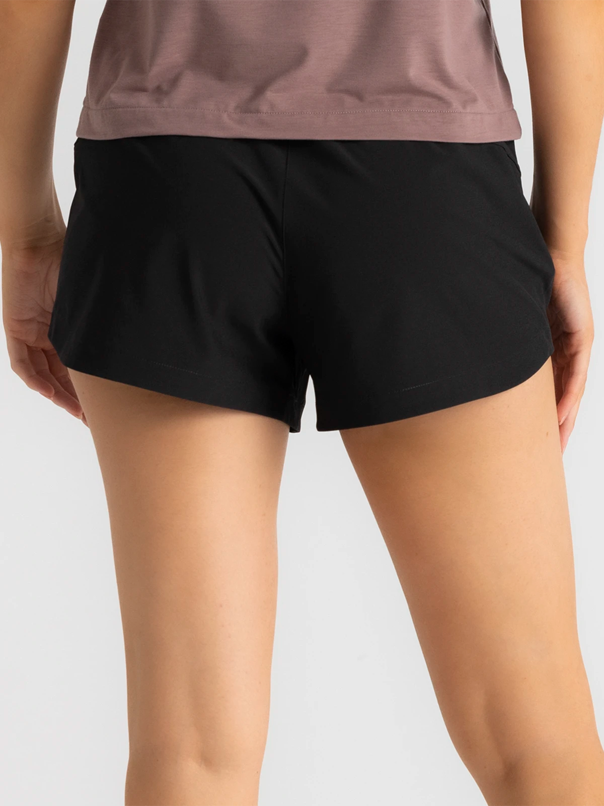 Free Fly Bamboo-Lined Active Breeze 3" Shorts-Black