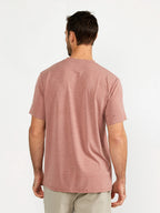 Free Fly Bamboo Flex Pocket Tee-Heather Brick