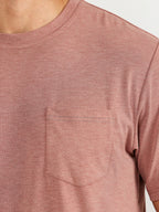 Free Fly Bamboo Flex Pocket Tee-Heather Brick
