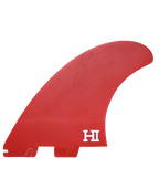 FCS II Harley Ingleby PG Twin Fin Set-Red-Large/X-Large