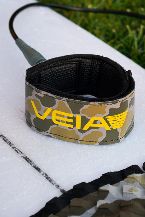 VEIA x Florence JJF Pro Comp Leash-Florence Camo-5'
