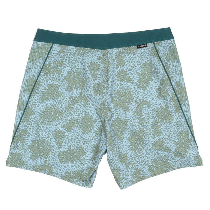 Florence Marine X Rain Camo Boardshorts-Sage