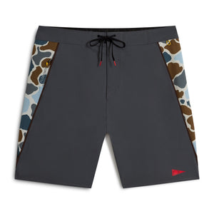 Florence Marine X F1 Airtex Gamma Boardshorts-Charcoal