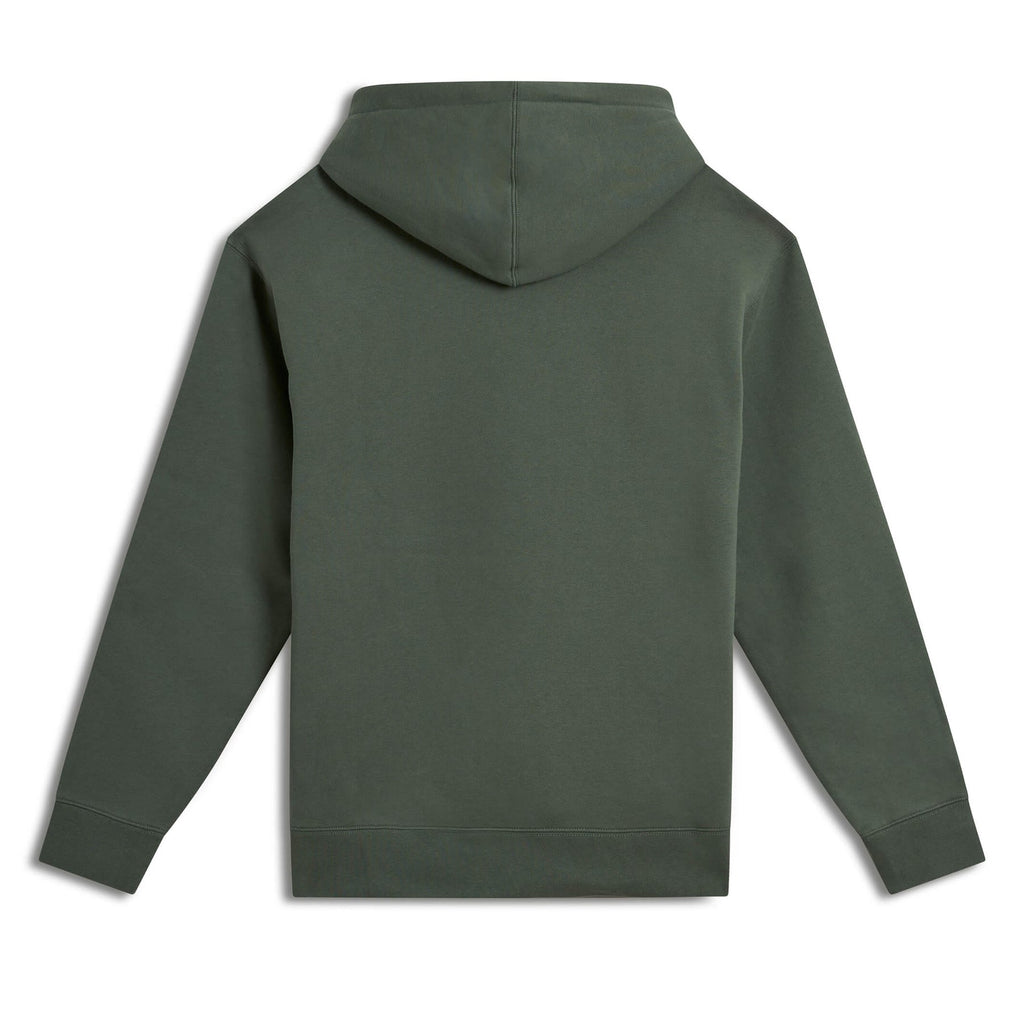 Florence Marine X Florence Embroidered Hooded Sweatshirt-Dark Sage