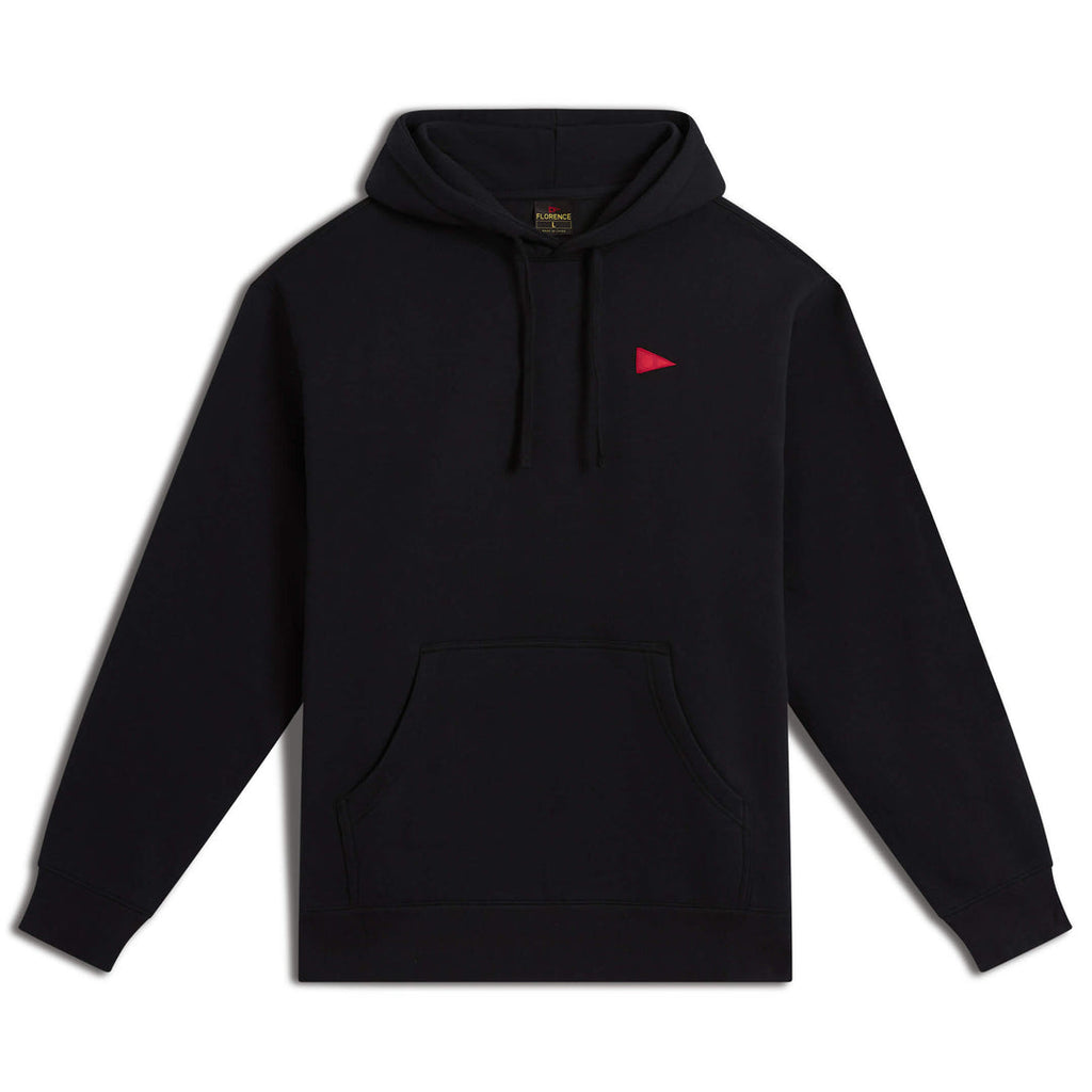 Florence Marine X Burgee Hooded Sweatshirt-Black