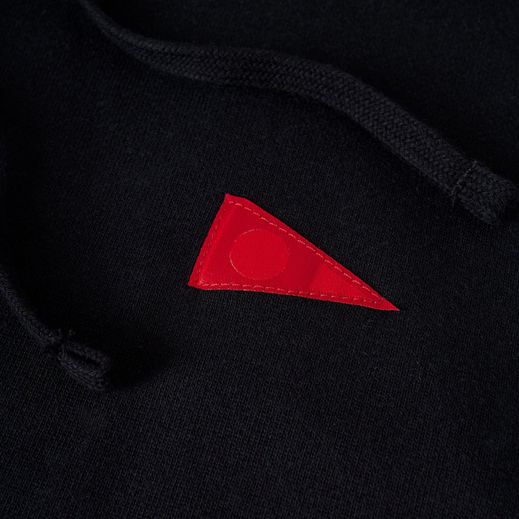 Florence Marine X Burgee Hooded Sweatshirt-Black