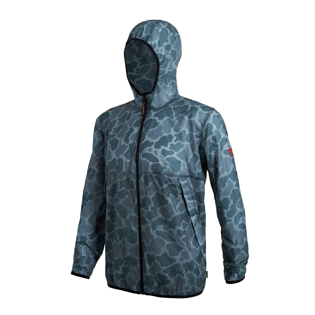 Florence Marine X Parachute Ultralight Packable Jacket-Light Sea Blue Camo