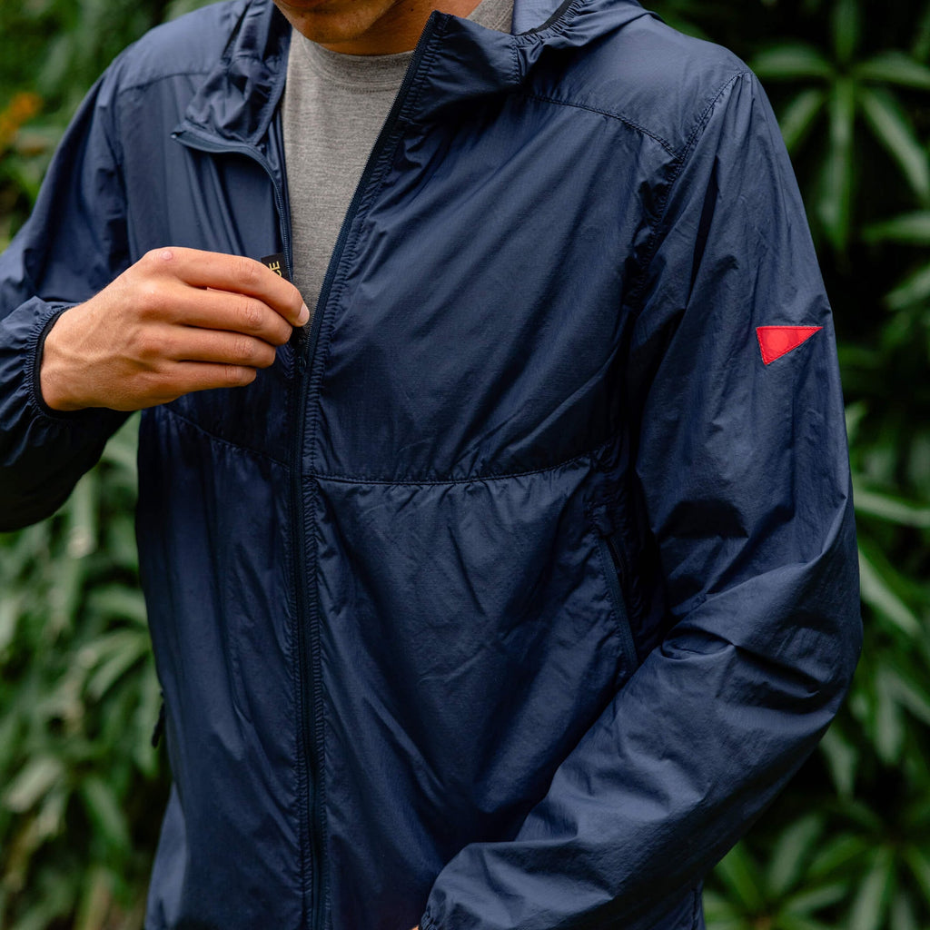 Florence Marine X Cordura Packable Windbreaker Jacket-Navy