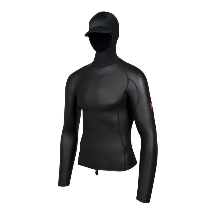 Florence Marine X Windshield L/S Hooded 2.0 Rashguard-Black