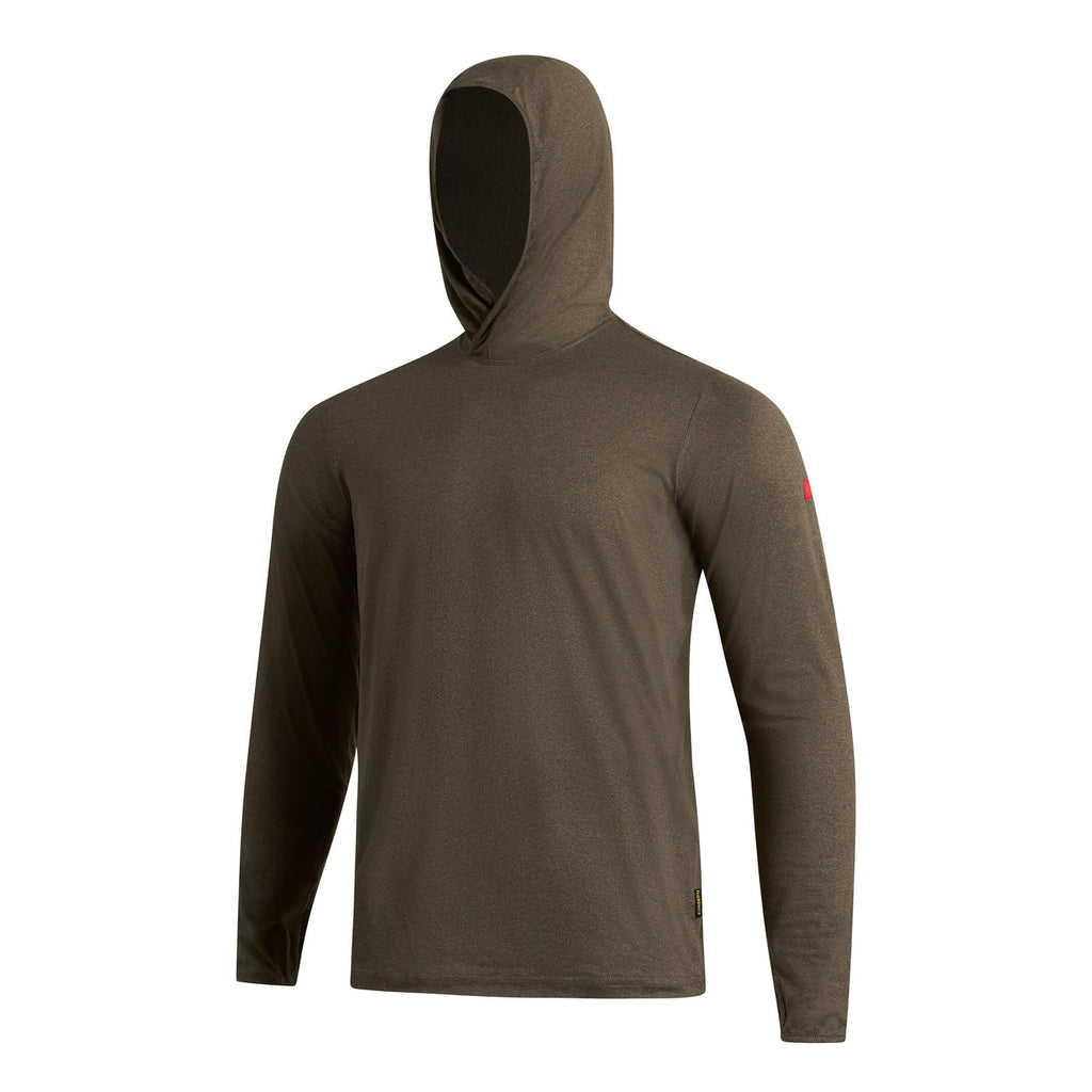 Florence Marine X Adapt L/S Hooded UPF Sun Shirt-Heather Mountain