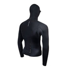 Florence Marine X L/S Utility Pocket Hooded Rashguard-Black