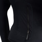 Florence Marine X L/S Utility Pocket Hooded Rashguard-Black