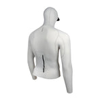 Florence Marine X L/S Utility Pocket Hooded Rashguard-Silver