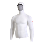 Florence Marine X L/S Utility Pocket Hooded Rashguard-White