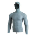 Florence Marine X Windshield L/S Hooded 2.0 Rashguard-Light Sea Blue