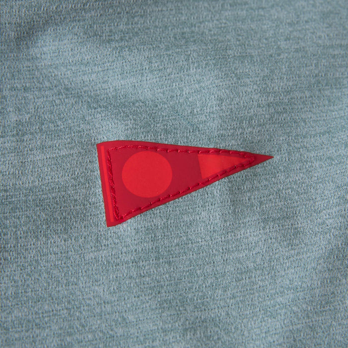 Florence Marine X Airtex L/S Hooded Sun Shirt-Heather Light Sea Blue