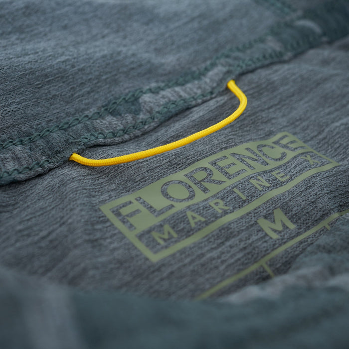 Florence Marine X Airtex Hooded L/S Shirt-Heather Light Sea Blue Camo