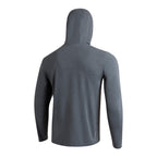 Florence Marine X Airtex L/S Hooded Sun Shirt-Heather Storm